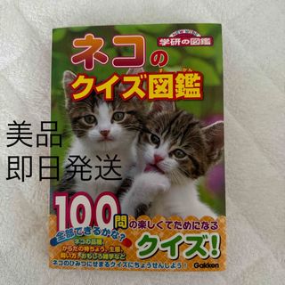 ガッケン(学研)の【美品】ネコのクイズ図鑑　学研【即日発送】(絵本/児童書)