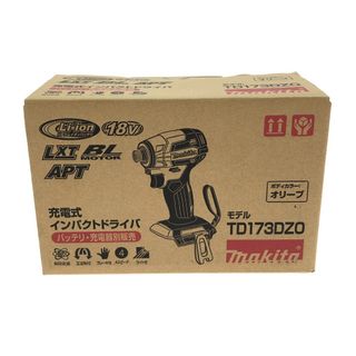 マキタ(Makita)の□□MAKITA マキタ 充電式インパクトドライバ 18V TD173DZO オリーブ(その他)