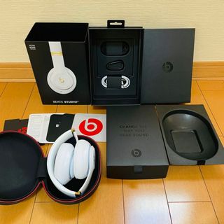 ビーツバイドクタードレ(Beats by Dr Dre)の【新品同様品】Beats Studio3 Wireless ホワイト(ヘッドフォン/イヤフォン)