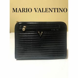 マリオバレンチノ(MARIO VALENTINO)のMARIO VALENTINO マリオバレンチノ　セカンドバッグ　黒　ブラック(その他)