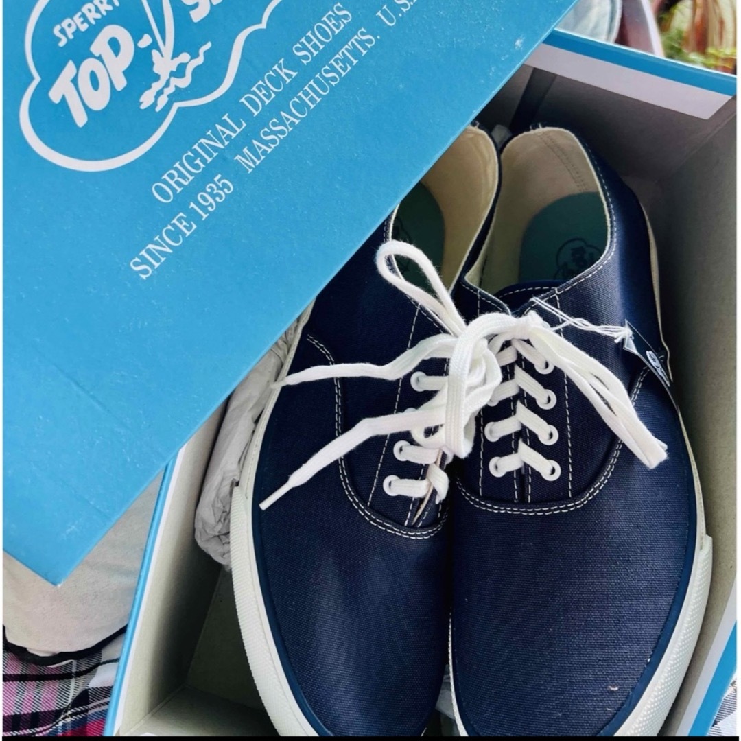 SPERRY TOP-SIDER(スペリートップサイダー)の元祖TOP-SIDERトップサイダーOxfordキャンバスデッキシューズ26.5 メンズの靴/シューズ(デッキシューズ)の商品写真