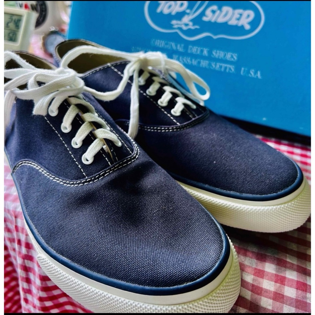 SPERRY TOP-SIDER(スペリートップサイダー)の元祖TOP-SIDERトップサイダーOxfordキャンバスデッキシューズ26.5 メンズの靴/シューズ(デッキシューズ)の商品写真