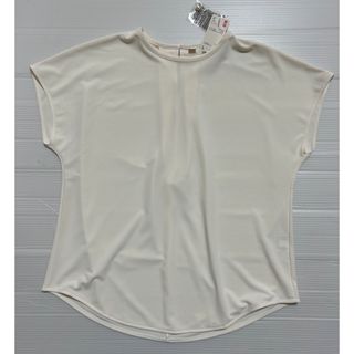 ユニクロ(UNIQLO)のUNIQLO トップス　クレープジャージー フレンチスリーブT(シャツ/ブラウス(半袖/袖なし))