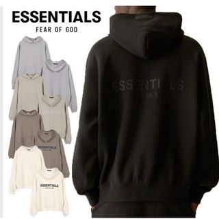 フィアオブゴッド(FEAR OF GOD)のFOG ESSENTIALS 21SS3Dプルオーバー バックロゴパーカー(パーカー)