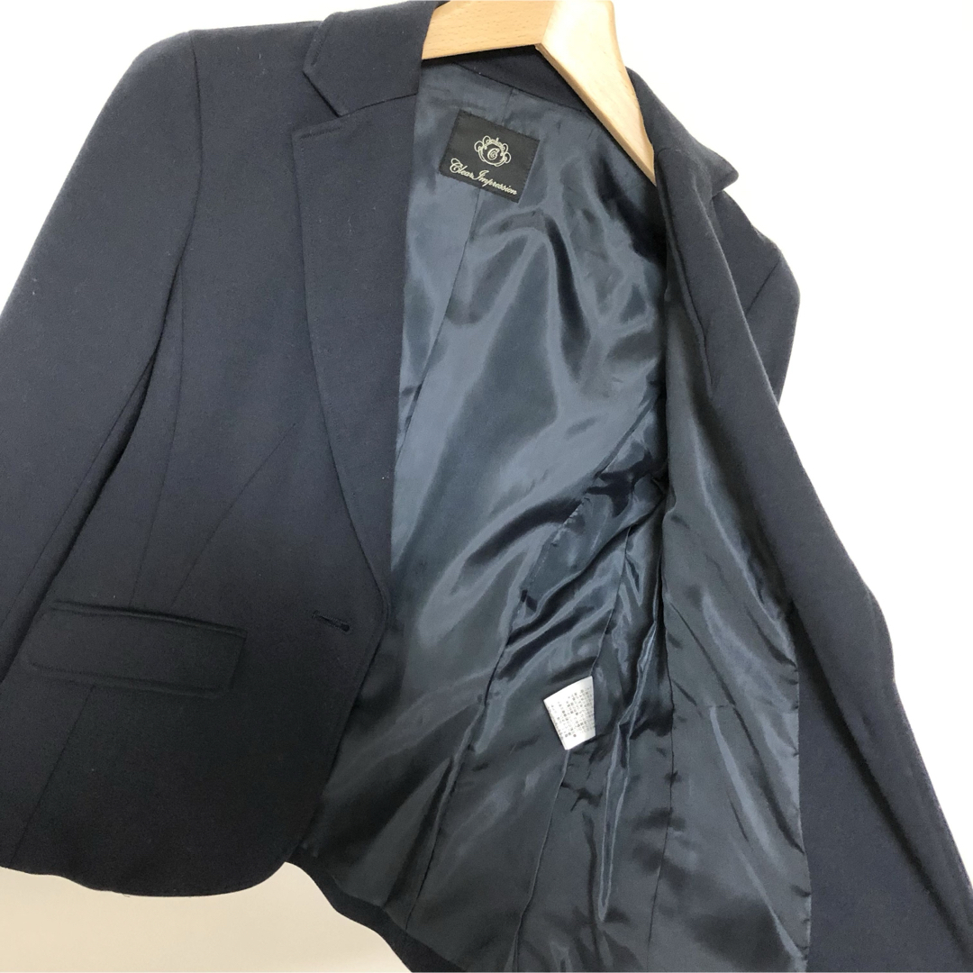 CLEAR IMPRESSION(クリアインプレッション)のCLEARIMPRESSION スーツジャケット/ネイビー レディースのジャケット/アウター(テーラードジャケット)の商品写真
