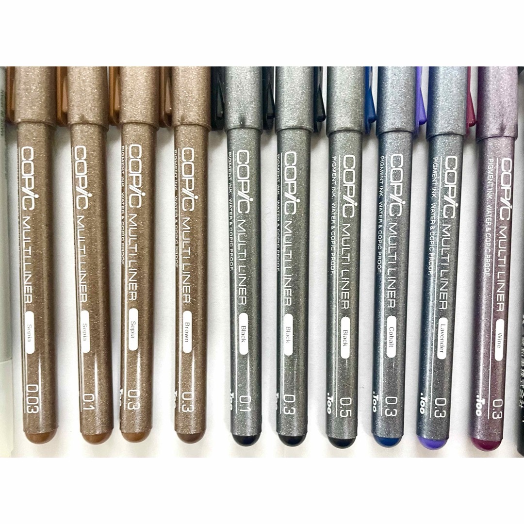 COPIC(コピック)のコピック・コピックペーパー・コピックマルチライナー　＋‪α‬ エンタメ/ホビーのアート用品(カラーペン/コピック)の商品写真