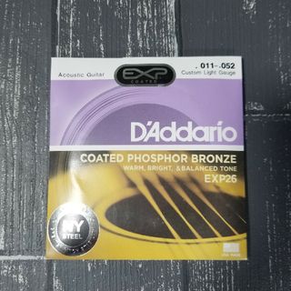 新品　D'Addario ダダリオ アコースティックギター弦 EXP26(弦)