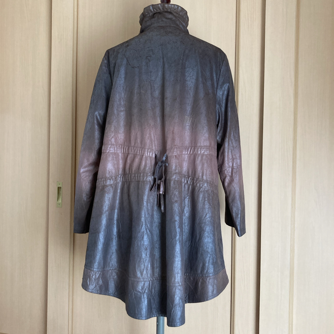 グラデーション　薄手コート　韓国製 レディースのジャケット/アウター(スプリングコート)の商品写真