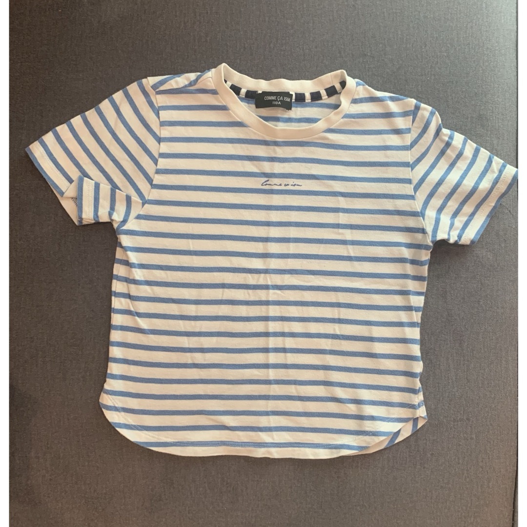 COMME CA ISM(コムサイズム)のボーダーで爽やか♪ キッズ/ベビー/マタニティのキッズ服男の子用(90cm~)(Tシャツ/カットソー)の商品写真