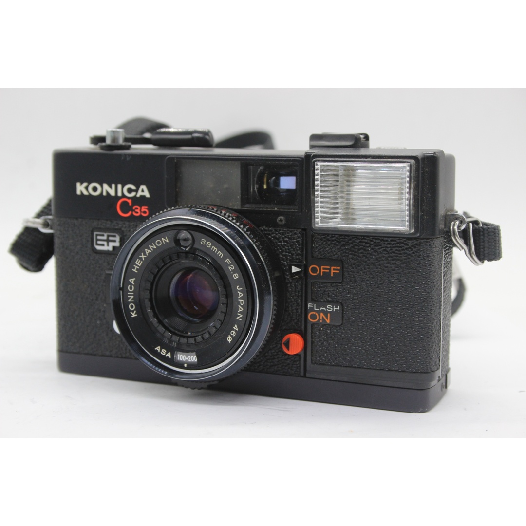 【訳あり品】 コニカ KONICA C35 EF HEXANON 38mm F2.8 コンパクトカメラ  s8567 スマホ/家電/カメラのカメラ(フィルムカメラ)の商品写真