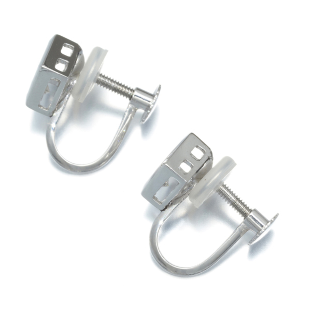 ファッションデザイナー ダイヤ イヤリング 0.25ct/0.25ct Pt900 ミステリ―セッティング ダイヤモンド