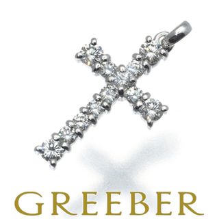 ミキモト(MIKIMOTO)のミキモト ペンダントトップ ダイヤ 0.436ct  クロス K18WG (その他)