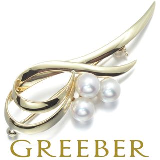 ミキモト(MIKIMOTO)のミキモト ブローチ パール アコヤ真珠 6.2mm   K18YG (ブローチ/コサージュ)