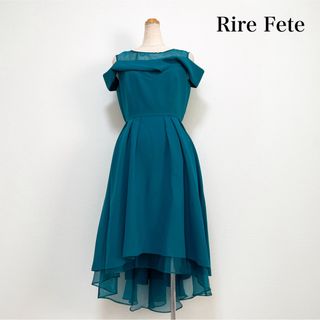 SCOT CLUB - Rire Fete オフショルドレスワンピース グリーン 結婚式 パーティー