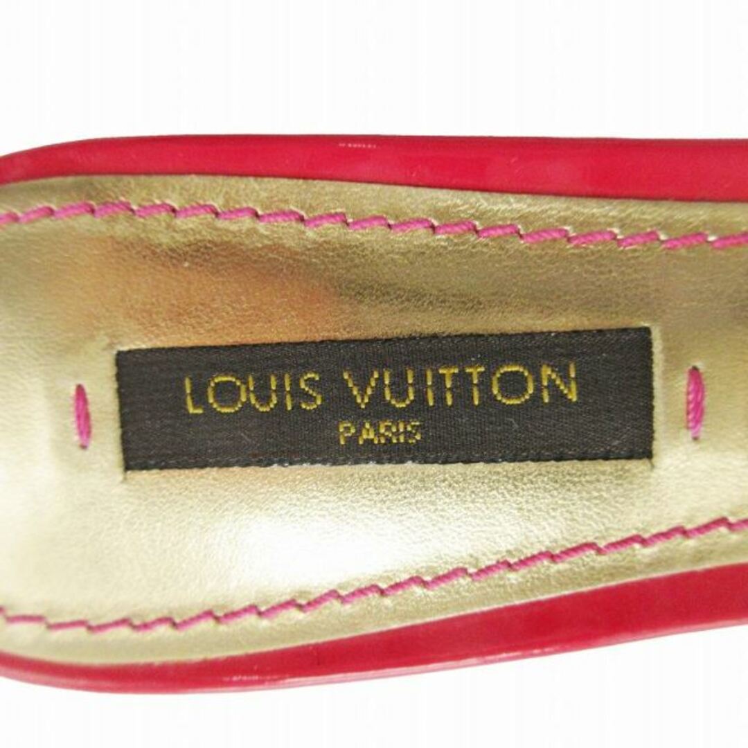LOUIS VUITTON(ルイヴィトン)の2009年製 ルイヴィトン ヴェルニ モノグラムフラワー サンダル ♪3 レディースの靴/シューズ(サンダル)の商品写真