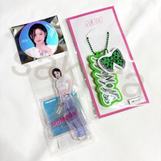 ME:I CONIC 笠原桃奈 アクスタ アクキー 缶バッジ 3点セット(アイドルグッズ)