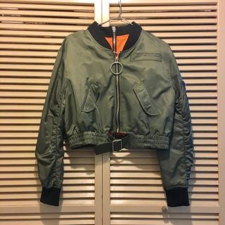 ザラ(ZARA)のZARA ショート MA-1(ブルゾン)