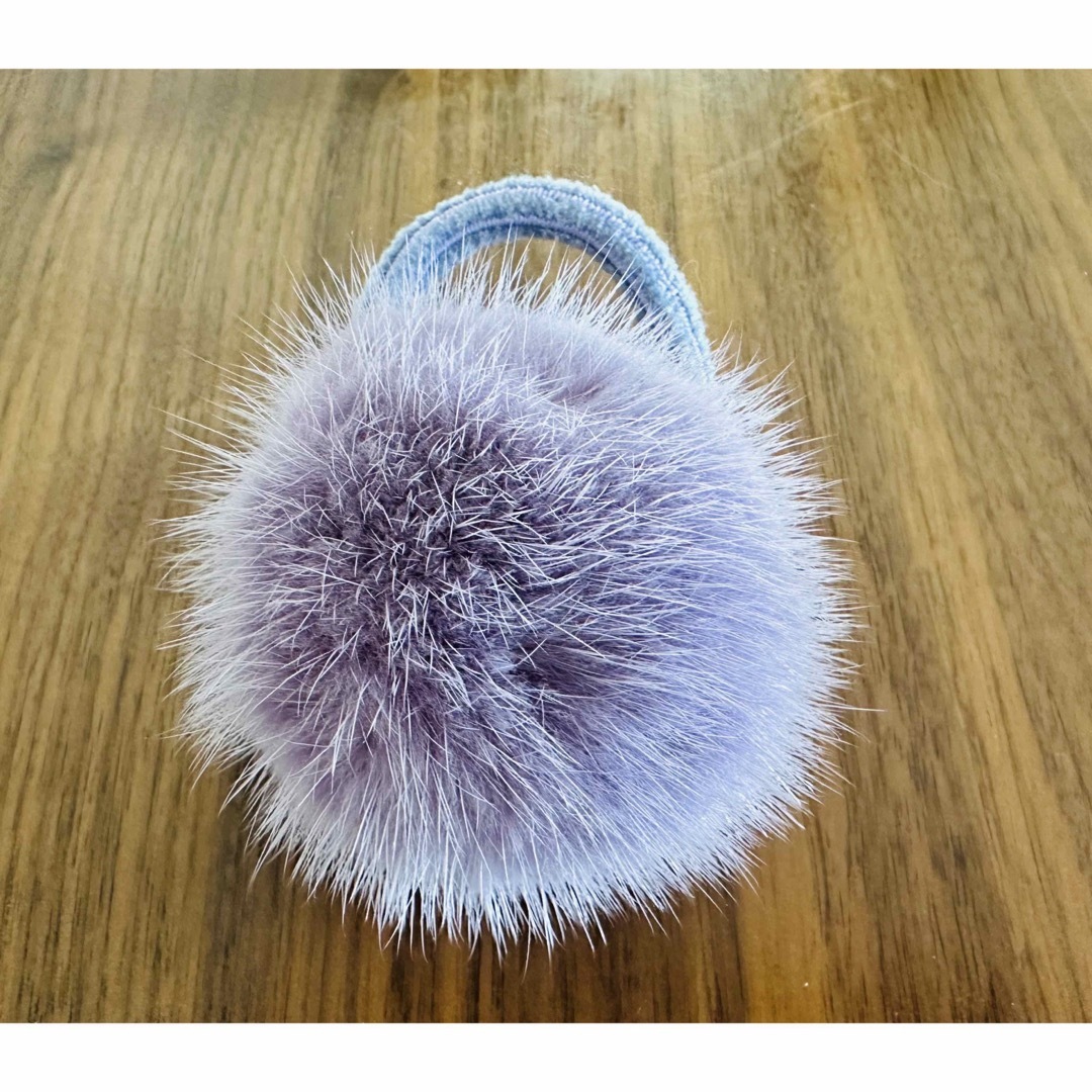美品 アレクサンドル ドゥ パリ ミンクポニー☆パープル - ヘア 美品 アレクサンドル ドゥ パリ ミンクポニー☆パープル - ヘア
