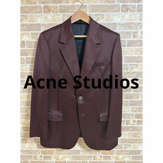 アクネストゥディオズ(Acne Studios)の【美品】【アーカイブ】テーラードジャケットワインレッド　XL(テーラードジャケット)