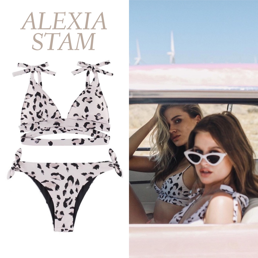 ALEXIA STAM - ALEXIASTAM レオパード 水着 新品 ビキニ ALEXIA STAM - ALEXIASTAM レオパード 水着 新品 ビキニ