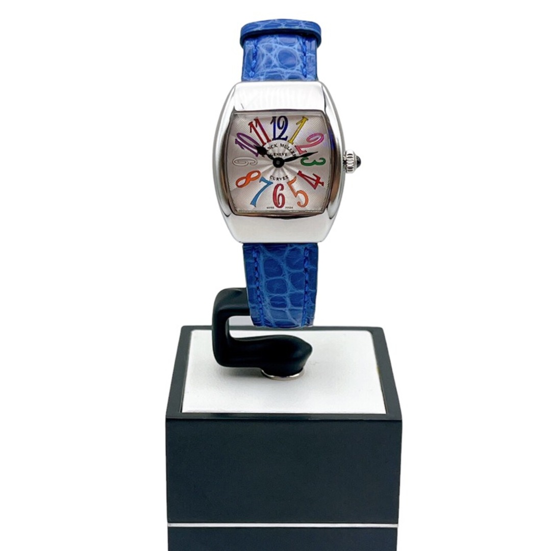 FRANCK MULLER(フランクミュラー)のフランク・ミュラー FRANCK MULLER グレイスカーベックス 2267QZ シルバー ステンレススチール SS/レザー クオーツ レディース 腕時計 レディースのファッション小物(腕時計)の商品写真