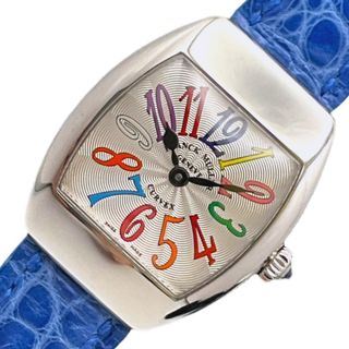 フランクミュラー(FRANCK MULLER)のフランク・ミュラー FRANCK MULLER グレイスカーベックス 2267QZ シルバー ステンレススチール SS/レザー クオーツ レディース 腕時計(腕時計)
