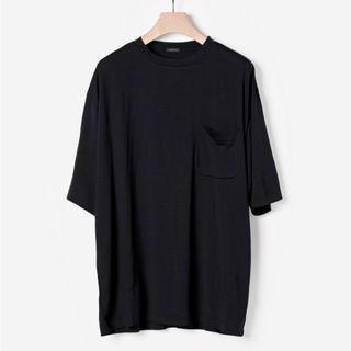 コモリ(COMOLI)の23SS コモリ COMOLI サマー ウール天竺 半袖 Tシャツ 4 ブラウン(Tシャツ/カットソー(半袖/袖なし))