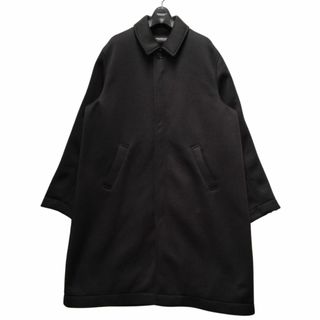 UNDERCOVER - UNDERCOVER アンダーカバー 23AW 品番UC2C4304-1 ダンボールニット袖ジップ ステンカラーコート チャコール系 サイズ2 正規品 / 33927