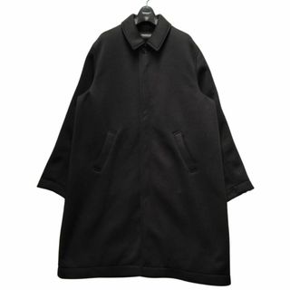 アンダーカバー(UNDERCOVER)のUNDERCOVER アンダーカバー 23AW 品番UC2C4304-1 ダンボールニット袖ジップ ステンカラーコート チャコール系 サイズ2 正規品 / 33927(ステンカラーコート)