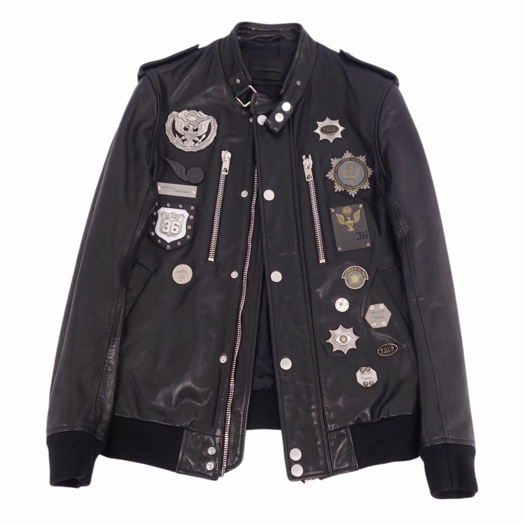 美品 ディーゼル DIESEL BLACK GOLD ジャケット ブルゾン レザー 美品 ディーゼル DIESEL BLACK GOLD ジャケット ブルゾン レザー