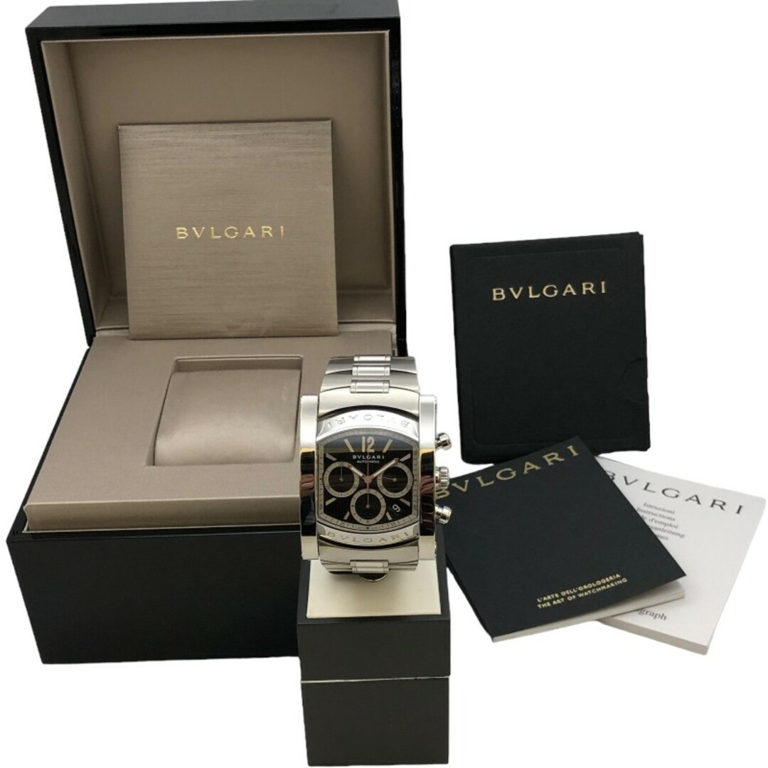 BVLGARI(ブルガリ)の　ブルガリ BVLGARI アショーマ クロノグラフ AA48SCH ブラック SS メンズ 腕時計 メンズの時計(その他)の商品写真