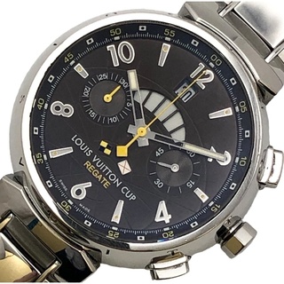　ルイ・ヴィトン LOUIS VUITTON タンブール レガッタ フライバッククロノグラフ Q10210 SS メンズ 腕時計