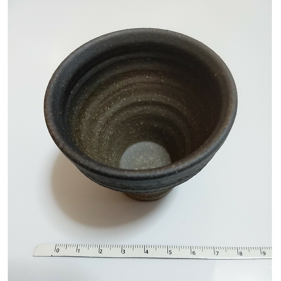 おちょこ 盃 ぐい呑み 陶器 工芸品 エンタメ/ホビーの美術品/アンティーク(陶芸)の商品写真