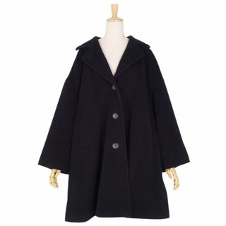 Max Mara - 美品 マックスマーラ Max Mara コート ロングコート ウール アウター レディース イタリア製 JI36 USA2 GB4(S相当) ブラック