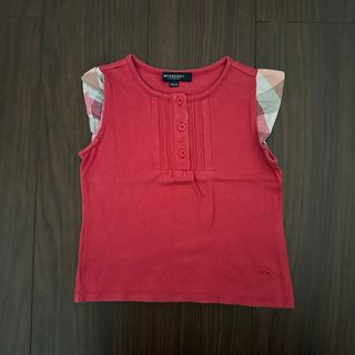 バーバリー(BURBERRY)のバーバリー☆赤トップス☆100(Tシャツ/カットソー)