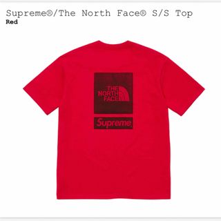 シュプリーム(Supreme)のSupreme The North Face S/S Top Red S(Tシャツ/カットソー(半袖/袖なし))