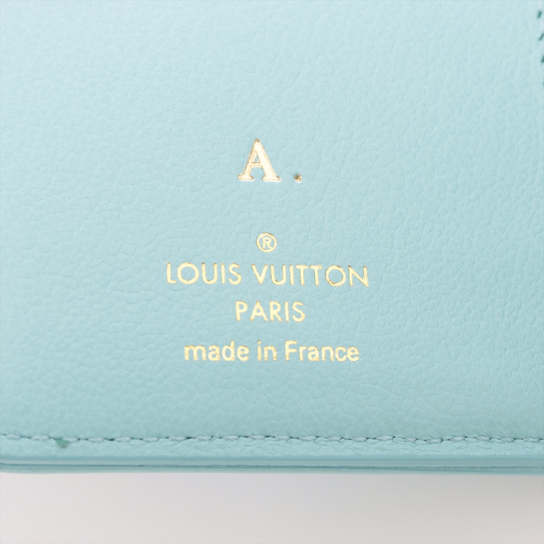 LOUIS VUITTON(ルイヴィトン)のヴィトン ポルトフォイユ ルー   ブルー レディース コンパクトウォレッ レディースのファッション小物(財布)の商品写真