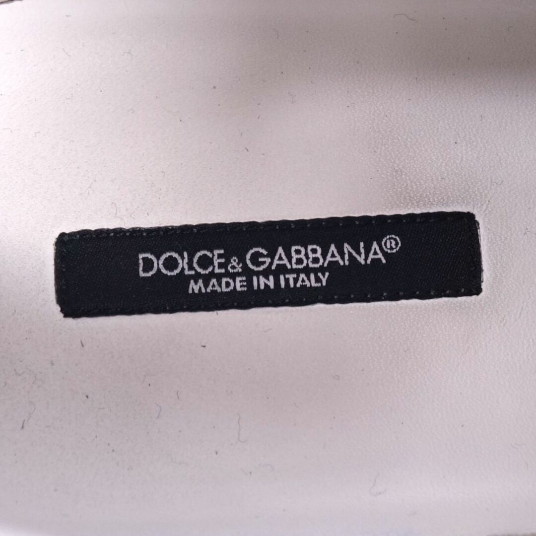 DOLCE&GABBANA(ドルチェアンドガッバーナ)のドルチェ&ガッバーナ DOLCE&GABBANA スニーカー スーパーキングスニーカー カーフレザー シューズ 靴 メンズ イタリア製 9 1/2(28.5cm相当) ブラック/ホワイト メンズの靴/シューズ(スニーカー)の商品写真