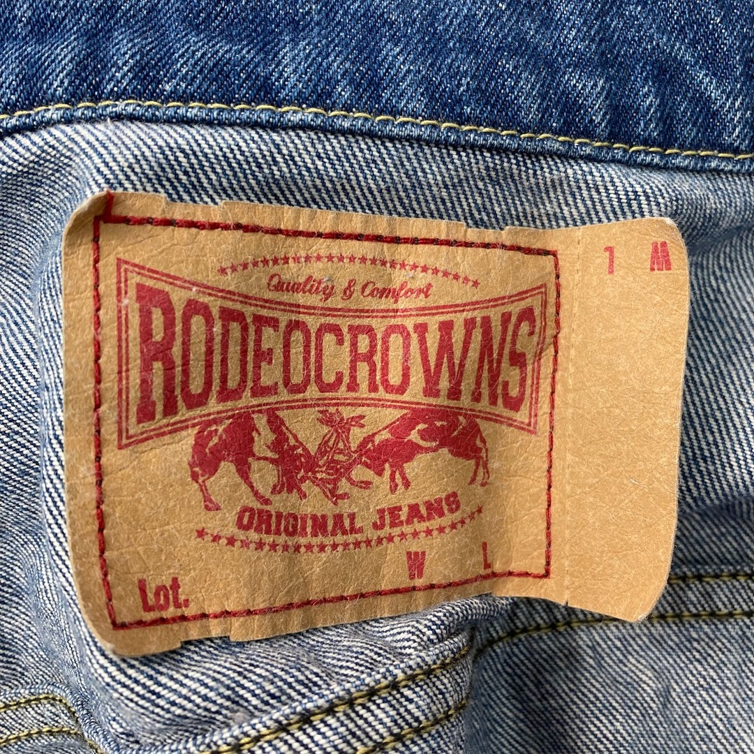 RODEO CROWNS(ロデオクラウンズ)の☆☆Rodeo crowns ロデオクラウンズ デニム ジャケット サイズ M レディース ブルー レディースのジャケット/アウター(その他)の商品写真