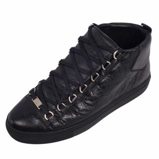 バレンシアガ(Balenciaga)のバレンシアガ BALENCIAGA スニーカー レースアップ カーフレザー シューズ 靴 メンズ スペイン製 40(25cm相当) ブラック(スニーカー)