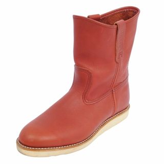 レッドウィング RED WING ブーツ ペコスブーツ カーフレザー 本革 シューズ 靴 メンズ アメリカ製 8 1/2(26.5cm相当) ブラウン(ブーツ)