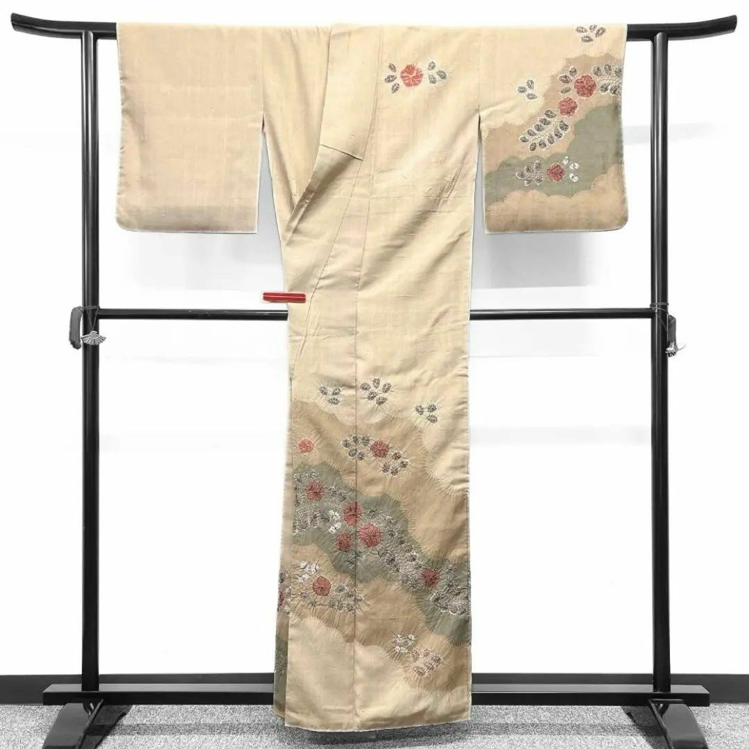 付け下げ 紬 辻ヶ花 霞 着物 032w 付け下げ 紬 辻ヶ花 霞 着物 032w