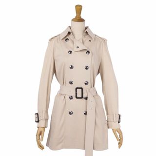 バーバリー(BURBERRY)のバーバリー ロンドン BURBERRY LONDON コート ロングコート ダブルブレスト ニット アウター レディース 38(M相当) ベージュ(その他)