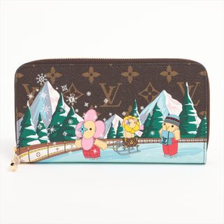 ルイヴィトン(LOUIS VUITTON)のヴィトン ジッピーウォレット   ブラウン レディース 長財布(財布)