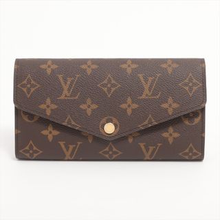 ルイヴィトン(LOUIS VUITTON)のヴィトン ポルトフォイユサラ   ブラウン レディース 長財布(財布)