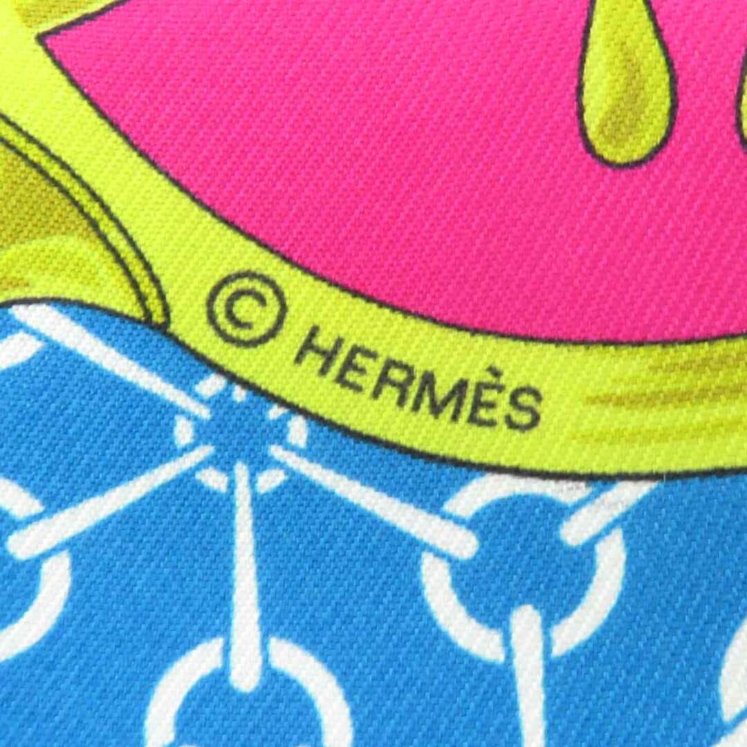 Hermes(エルメス)のエルメス HERMES スカーフ ツイリー シルク マルチカラー レディース 送料無料【中古】 h30189f レディースのファッション小物(バンダナ/スカーフ)の商品写真