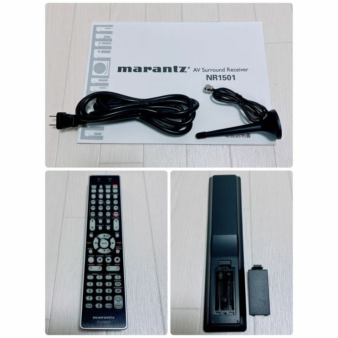 marantz(マランツ)のMarantz マランツ AVアンプ NR1501 シルバー リモコン付き 良品 スマホ/家電/カメラのオーディオ機器(アンプ)の商品写真