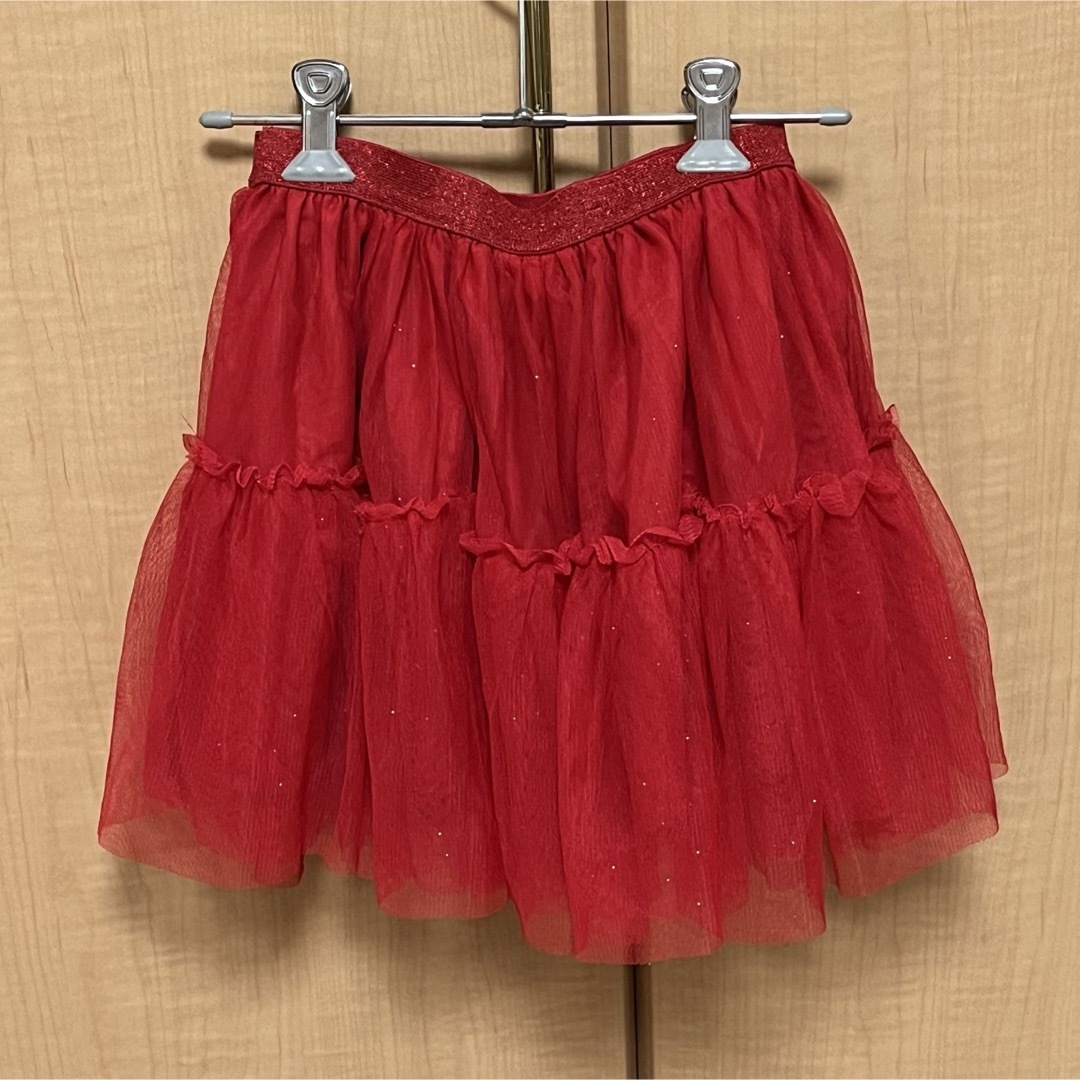 H&M(エイチアンドエム)のH&M 女子 チュールスカート120〜130センチ キッズ/ベビー/マタニティのキッズ服女の子用(90cm~)(スカート)の商品写真
