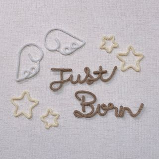 ウールレター　Just Born セット　星　ジャストボーン(その他)