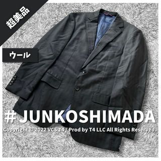 ジュンコシマダ(JUNKO SHIMADA)の【超美品】ジュンコ シマダ テーラードジャケット M スーツ 黒 ✓3450(テーラードジャケット)